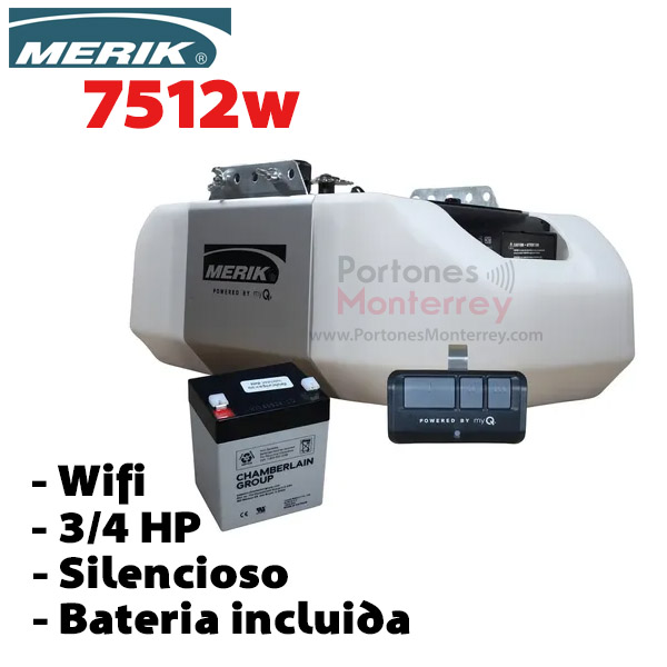 01 Merik 7512w Motor para puerta automatica – Silencioso – Instalación