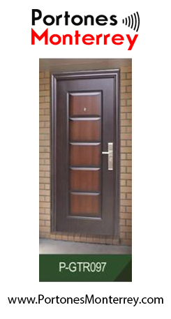 Puertas Prefabricada de Seguridad Modelo 097 – Prefabricada para claro de 96cm x 205cm Alto – Medida Unica