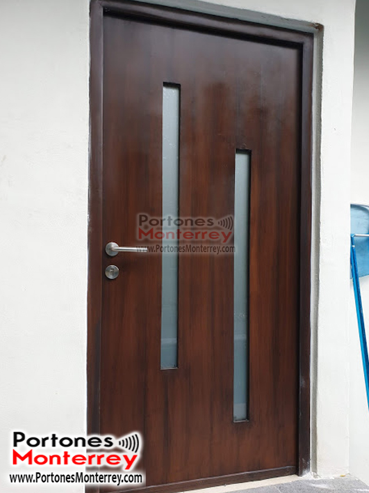 Puertas de Seguridad Contemporanea 499 – Imitacion Madera-2