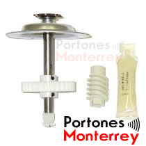 Refaccion – Flecha, Engrane Corona y Sin Fin Motor Merik 511 , 411, Craftsman, LiftMaster, Chamberlain
