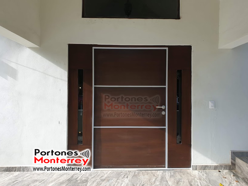 Puertas de Seguridad Contemporanea 500 – Imitacion Madera-1