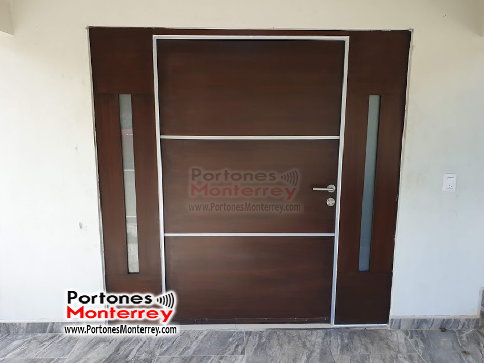 Puertas de Seguridad Contemporanea 500 – Imitacion Madera-2